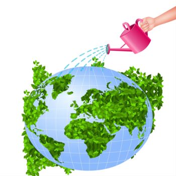 Digital Arts titled "Happy Earth Day - S…" by Shamim Shaikh, Original Artwork, 2D Digital Work