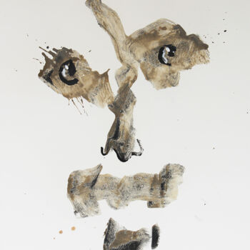 Painting titled "Una bruja de Cadaqu…" by Albert Cruells, Original Artwork, Oil