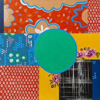 Peinture intitulée ""Fields of oblivion"" par Maksym Rublov, Œuvre d'art originale, Acrylique