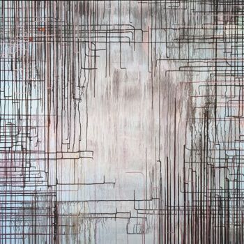 Painting titled "The Mysterious Layer" by Iliad Sabchi, Original Artwork, Acrylic