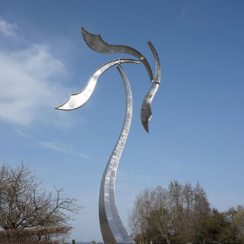 Escultura titulada "Meandering Valleys…" por Will Carr, Obra de arte original, Acero inoxidable