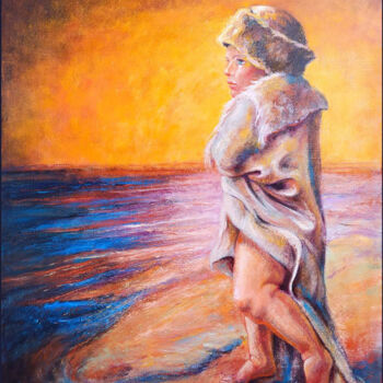 Malerei mit dem Titel "🌊Hymne à la Mer 🌊Hy…" von Isabel Mahe, Original-Kunstwerk, Öl Auf Keilrahmen aus Holz montiert