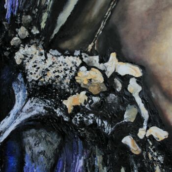 Malerei mit dem Titel "Fontaine" von Isabelle Paraskiova, Original-Kunstwerk, Öl Auf Keilrahmen aus Holz montiert