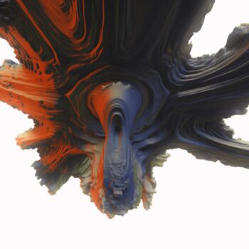 Digitale Kunst getiteld "Synthetic Alchemy" door Gustavo Castillo, Origineel Kunstwerk, Digitaal Schilderwerk
