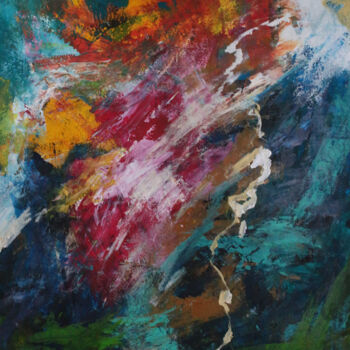 「Detresse en mer」というタイトルの絵画 Peter Kilbによって, オリジナルのアートワーク, アクリル