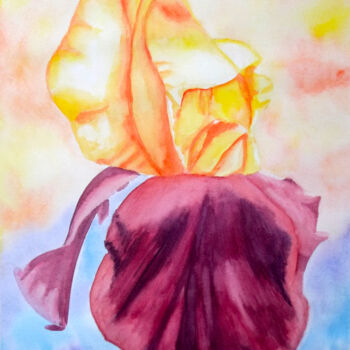 Peinture intitulée "AQUARELLE originale…" par Isabelle Redonnet, Œuvre d'art originale, Aquarelle