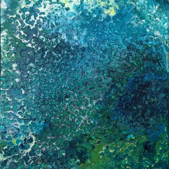 Peinture intitulée "Go with the flow -…" par Natalia Schaefer (NataliaS Art), Œuvre d'art originale, Acrylique Monté sur Châ…