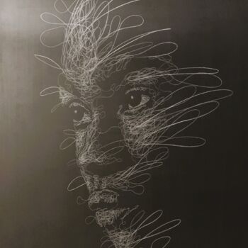 "Julia" başlıklı Resim Jean-Pierre Fontes tarafından, Orijinal sanat, Kalem
