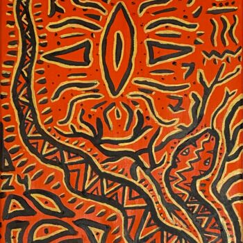 Peinture intitulée "OMNISCIENT" par Stefan Kachevskii, Œuvre d'art originale, Huile