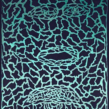 Dessin intitulée "NAGUAL" par Stefan Kachevskii, Œuvre d'art originale, Acrylique