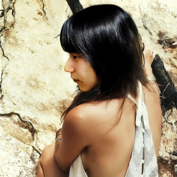Digital Arts titled "happy to hear the s…" by Daniel Moline, Original Artwork, Digital Painting