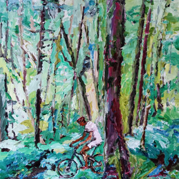 Peinture intitulée "Au pays des Sylphid…" par Antoine Juliens, Œuvre d'art originale, Acrylique Monté sur Carton