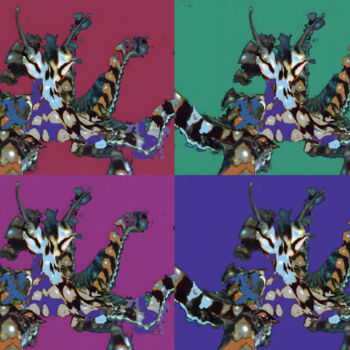 Digital Arts titled "Happy Octopus, vari…" by Pascal Maupas, Original Artwork, Photo Montage