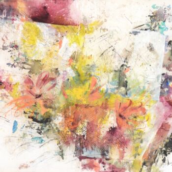 Painting titled "Garden Sight" by Silvia Hoffmann, Original Artwork, Acrylic