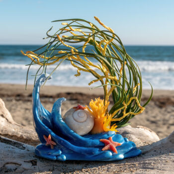 Sculpture intitulée "World Ocean collect…" par Yuliia Khovbosha, Œuvre d'art originale, Argile