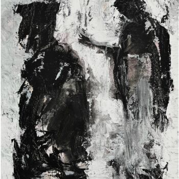 Pintura titulada "You were just a tho…" por Anubha Agrawal, Obra de arte original, Acrílico