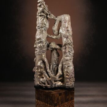 Sculpture intitulée "YOU ARE JUST HUMAN" par Selma Keles, Œuvre d'art originale, Céramique