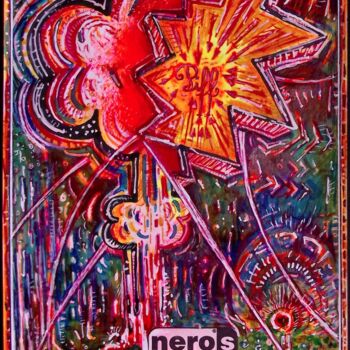 图画 标题为“doch so hell und wü…” 由Norman Ocko Bates, 原创艺术品, 圆珠笔