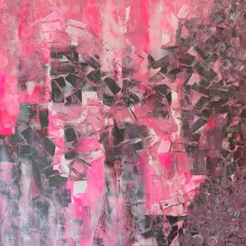 Pittura intitolato "Roses in the Dark" da Juan José Garay, Opera d'arte originale, Acrilico