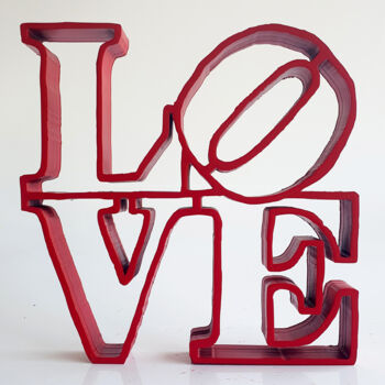 "SpyDDy -  Love Amou…" başlıklı Heykel Spyddy tarafından, Orijinal sanat, Rezine