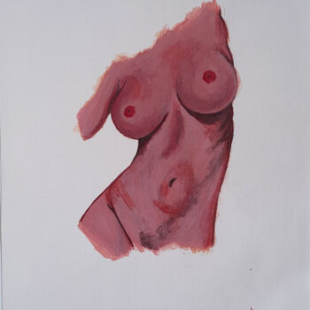 Peinture intitulée "Sexuality in silence" par Viktoriia Kush, Œuvre d'art originale, Acrylique
