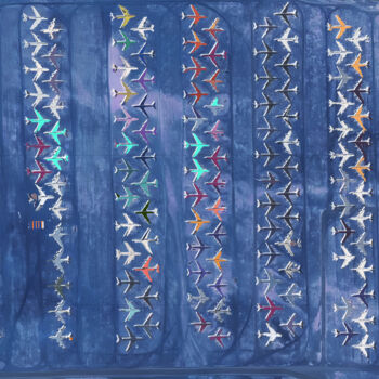 Digital Arts με τίτλο "Le Boneyard" από Pascal Maupas, Αυθεντικά έργα τέχνης, Ψηφιακή ζωγραφική