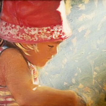 Peinture intitulée "Vendange ta vie com…" par Christel Alcala, Œuvre d'art originale, Huile Monté sur Châssis en bois