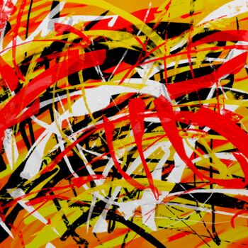 Digital Arts titled "Sun" by Pascal Gagné, Original Artwork, Digital Painting