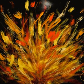Digital Arts titled "Feu de Joie" by Pascal Gagné, Original Artwork, Digital Painting