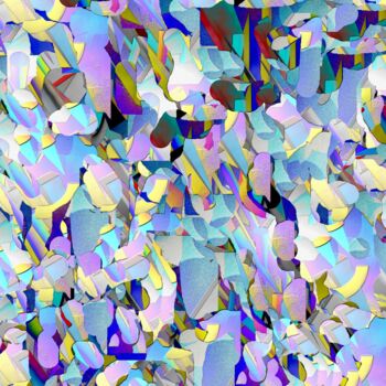 Digital Arts titled "THE GOLD OF THE STA…" by Iannilli  Laila Antonella, Original Artwork, 3D Modeling Mounted on Plexiglass