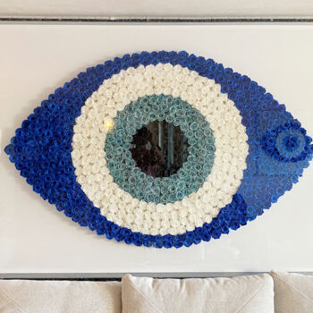 Sculpture titled "Gran Oval" by Daniel Lapp, Original Artwork, Resin Mounted on Other rigid panel