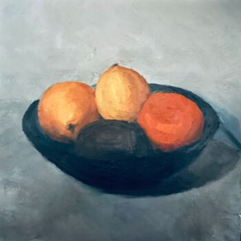 Painting titled "Натюрморт" by Kamila X, Original Artwork, Oil