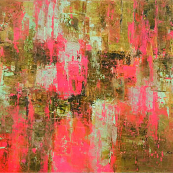 Pintura intitulada "Freedom To Roam" por Kalpana Soanes, Obras de arte originais, Acrílico Montado em Armação em madeira