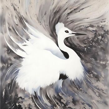 Arte digitale intitolato "Wind (2024)" da Kyozai, Opera d'arte originale, Immagine generata dall'IA