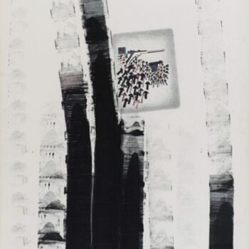 Zeichnungen mit dem Titel "Illustrated Manuscr…" von Niki Kanagini, Original-Kunstwerk, Tinte