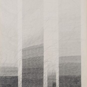 Zeichnungen mit dem Titel "Manuscript" von Niki Kanagini, Original-Kunstwerk, Bleistift