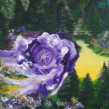 Painting titled "Vortex 2" by Barbara Fuhrmann, Original Artwork, Acrylic