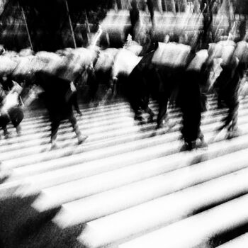 Photographie intitulée "Shibuya Tokyo" par Dominique Cahier, Œuvre d'art originale, Photographie numérique