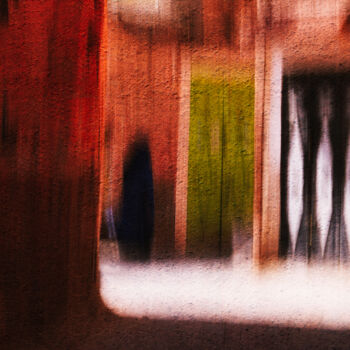 Photographie intitulée "L'OMBRE DE MARRAKECH" par Dominique Cahier, Œuvre d'art originale, Photographie numérique