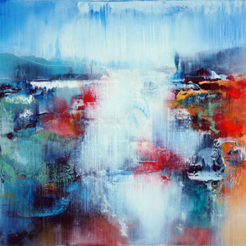 Ζωγραφική με τίτλο "Ohne Titel, 80 x 10…" από Konstantin Grabowski, Αυθεντικά έργα τέχνης, Λάδι Τοποθετήθηκε στο Ξύλινο φορε…