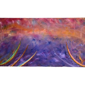 Peinture intitulée "VENEZIANO" par Claire Crozier, Œuvre d'art originale, Huile