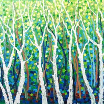 绘画 标题为“Spring Tree 01” 由Anh  Tuan Le, 原创艺术品, 丙烯