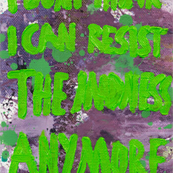 「I Don’t Think I Can…」というタイトルの絵画 Simon Findlayによって, オリジナルのアートワーク, オイル