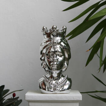 Sculpture titled "Lipari Donna by ENI…" by Enigma Atelier, Original Artwork, Stone