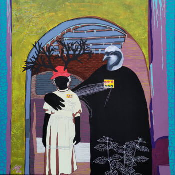 Painting titled "Come join us" by Maria Lapteva, Original Artwork, Acrylic