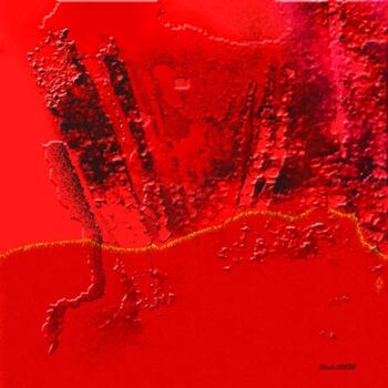 Digital Arts titled "Émergence d'un mond…" by Claude Cossu, Original Artwork, Digital Painting