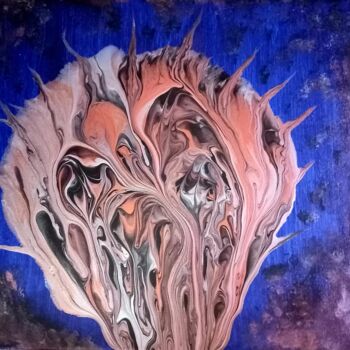 Pintura intitulada "The brain" por Harald Brandl, Obras de arte originais, Acrílico