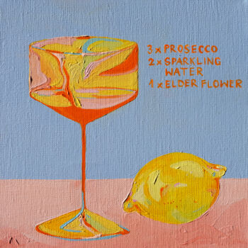 Painting titled "Petit 04 - Hugo Tim…" by Aleksandra Krogulecka, Original Artwork, Oil