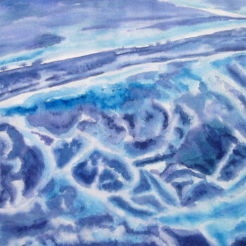제목이 "AQUARELLE originale…"인 미술작품 Isabelle Redonnet로, 원작, 수채화