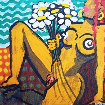 Schilderij getiteld "GIUNONICA" door Giuseppe Valia, Origineel Kunstwerk, Graffiti